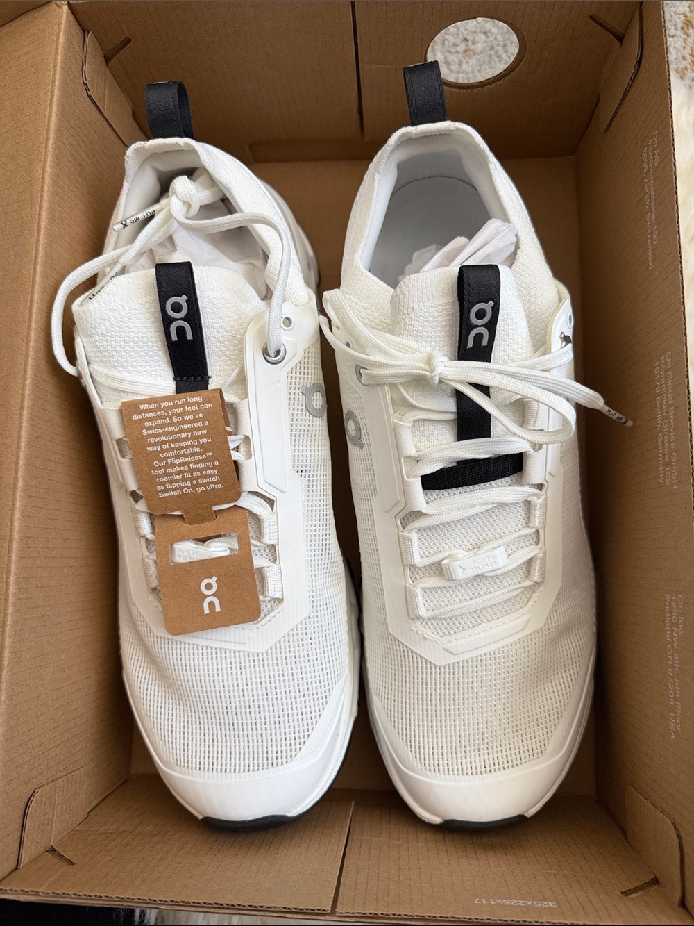 On Running White Women's Cloud-Style Athletic Sneakers